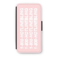 Hotline bling pink: iPhone 7 Flip Hoesje