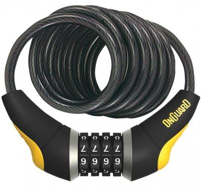 Onguard kabelslot Dobermann Combo 185 cm x 10 mm zwart Onguard kabelslot Dobermann Combo 185 cm x 10 mm zwart