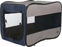 Trixie 39692 Mobile Kennel Twister, S: 45 × 45 × 64 cm, donkerblauw/grijs