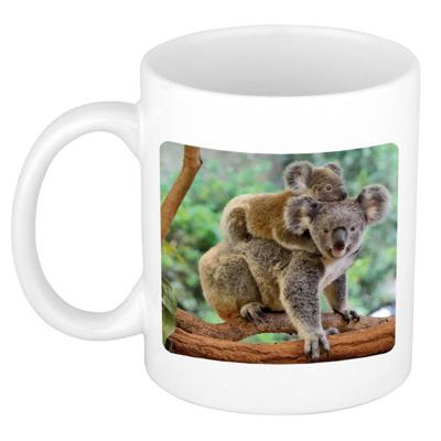 Foto mok koala mok / beker 300 ml - Cadeau koalaberen liefhebber - feest mokken Foto mok koala mok / beker 300 ml - Cadeau koalaberen liefhebber - feest mokken