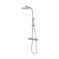 Opbouw Regendouche Set GRB Aura Ronde Douchekop ⌀25 cm en Staaf Handdouche Chroom GRB