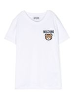 Moschino Kids t-shirt en coton à imprimé Teddy Bear - Blanc - thumbnail