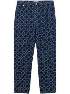 Simkhai jean droit Judson à logo en jacquard - Bleu