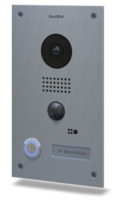 Doorbird D202 Videofoon. Stainless Steel. Inbouw
