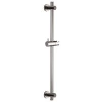 Chroom glijstang met wateruitgang rond 66cm