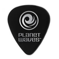 D&apos;Addario 1CBK7-10 black celluloid plectra 10 pack extra heavy - thumbnail