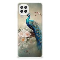 TPU Hoesje voor Samsung Galaxy A22 4G | M22 Vintage Pauwen