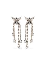 Zadig&Voltaire crystal-embellished drop earrings - Argent