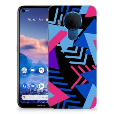 Nokia 5.4 TPU Hoesje Funky Triangle