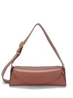 Jil Sander petit sac bandoulière Cannolo - Marron - thumbnail