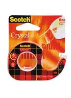 Scotch™ 600H1210 Crystal plakband 1 rol in wegwerp handafroller (12 mm x 10 m)