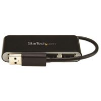 StarTech.com ST4200MINI2 USB 2.0 480Mbit/s Zwart, Zilver hub & concentrator - thumbnail