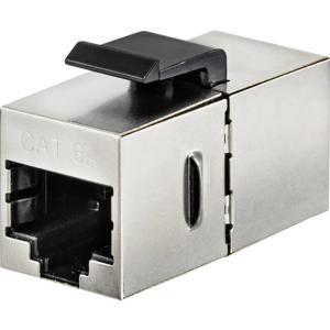 Renkforce RJ45 Netwerk Adapter CAT 6A [1x RJ45-bus 8p8c - 1x RJ45-bus 8p8c]