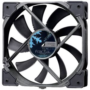 Fractal Design Venturi HP-14 PWM PC-ventilator Zwart, Grijs (b x h x d) 140 x 25 x 140 mm