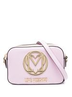 Love Moschino sac à bandoulière à plaque logo - Rose