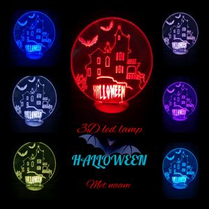 3D LED LAMP - HALLOWEEN HUISJE