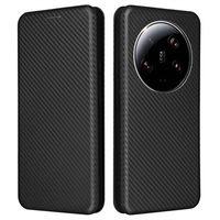 Xiaomi 13 Ultra Flip Hoesje - Koolstofvezel - Zwart