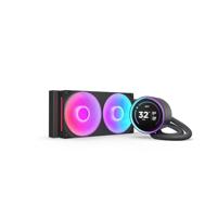 NZXT Kraken 280 RGB - RL-KR280-W1-280mm AIO CPU Liquid Cooler - Aanpasbaar 1,54” Vierkant LCD-scherm voor afbeeldingen, prestatiecijfers en meer - 2 x F140 RGB Core Fans - Wit