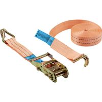 TOOLCRAFT 2273672 Spanband (tweedelig) Trekkracht (lc) vastbinden (enkel/direct)=1000 daN (l x b) 6000 mm x 38 mm Ratelinrichting