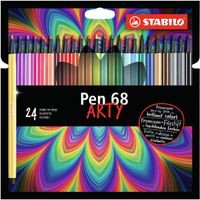 Viltstift STABILO Pen 68 Arty etui ÃƒÆ' 24 kleuren