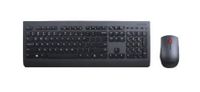 Lenovo KB MICE_BO Combo-Belgium/FAR Set met toetsenbord en muis Radiografisch Multimediatoetsen, Spatwaterdicht AZERTY, Belgisch Zwart