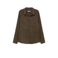 Violeta by Mango blouse kaki