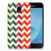 Samsung Galaxy J3 2017 TPU bumper Zigzag Multi Color - thumbnail