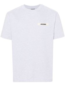 Jacquemus haut Le T-shirt Gros Grain - Gris