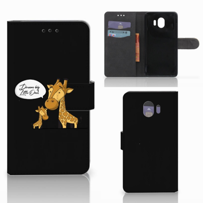 Samsung Galaxy J4 2018 Leuk Hoesje Giraffe