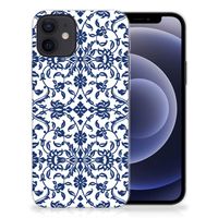 iPhone 12 | 12 Pro (6.1") TPU Case Flower Blue - thumbnail