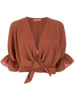 Clube Bossa blouse Rubin - Marron - thumbnail