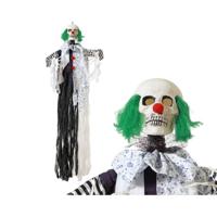 BigBuy Home Halloween-decoratie clown 160 x 116 cm