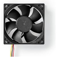 Nedis DCFAN8025BK onderdeel & accessoire voor alles-in-één pc's Ventilator - thumbnail