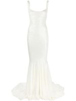 Atu Body Couture robe longue sans manches à sequins - Blanc