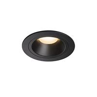 SLV Plafondinbouwlamp NUMINOS® DL M/LED spot, schijnwerper, plafondspot, plafondlamp, inbouwlamp, binnenverlichting / IP20 / IP44 3000 K 17,55 W 1500 lm zwart 55 graden