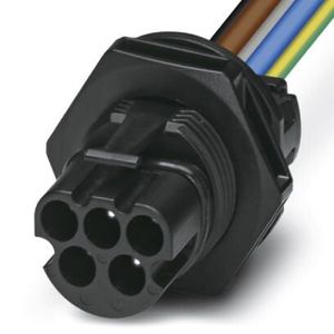 Apparaatconnector achterwand 1409212 PRC 5-FT25-MC4-150 Zwart, Blauw, Grijs, Bruin, Groen, Geel Phoenix Contact Inhoud: 10 stuk(s)