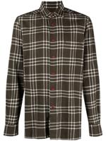 Kiton Katoenen overhemd - Bruin