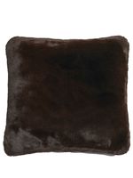 Apparis coussin Brenn en fourrure artificielle - Marron