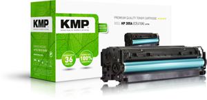 KMP Toner vervangt HP 305A, CE410A Compatibel Zwart 2200 bladzijden H-T196 1233,0000