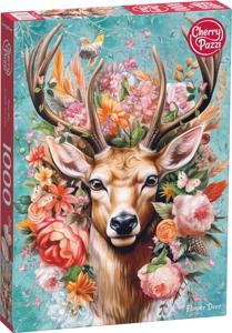 Flower Deer Puzzel 1000 Stukjes