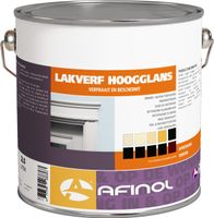 Afinol Hoogglans Lakverf Mergelwit (G0.05.85) 2,5 liter