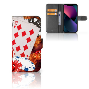 Apple iPhone 13 Wallet Case met Pasjes Casino