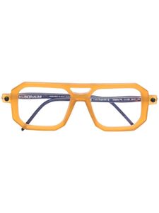 Kuboraum lunettes de vue à monture carrée - Orange