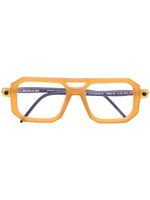 Kuboraum lunettes de vue à monture carrée - Orange - thumbnail