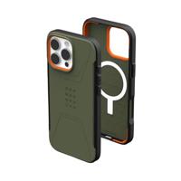 URBAN ARMOR GEAR Civiele MS Case compatibel met Apple iPhone 16 Pro Max Case (Draadloos / Magnetisch opladen compatibel, Valbestendige mobiele telefoon case, Verhoogde rand) olive drab