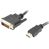 LANBERG kabel HDMI -> DVI-D (24+1) M/M DUAL LINK 4K 30HZ, CZARNY 3M