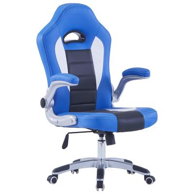 vidaXL Gamestoel kunstleer blauw vidaXL Gamestoel kunstleer blauw