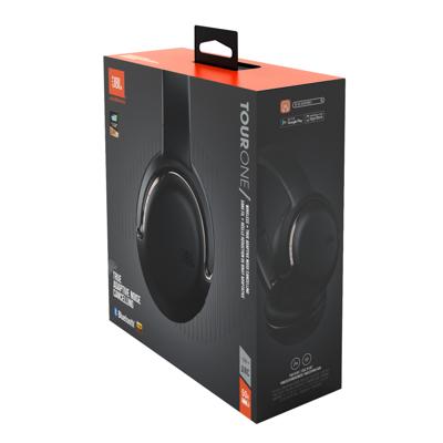 JBL Tour One Hoofdtelefoons Hoofdband 3,5mm-connector USB Type-C Bluetooth Zwart JBL Tour One Hoofdtelefoons Hoofdband 3,5mm-connector USB Type-C Bluetooth Zwart