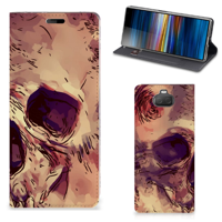 Mobiel BookCase Sony Xperia 10 Skullhead