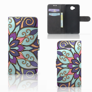 Microsoft Lumia 650 Hoesje Purple Flower